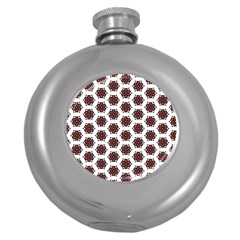 Pattern Seamless Seamless Pattern Round Hip Flask (5 Oz)