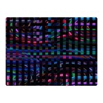 Stripes Background Black Colorful Double Sided Flano Blanket (Mini)  35 x27  Blanket Front