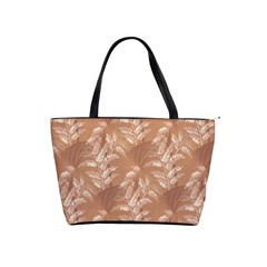 Scrapbook Leaves Decorative Classic Shoulder Handbag by Simbadda