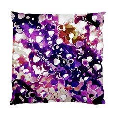 Paint Texture Purple Watercolor Standard Cushion Case (two Sides) by Simbadda