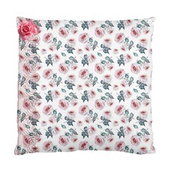 Watercolor Roses Lace Background Standard Cushion Case (one Side) by Simbadda