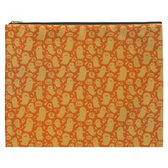 Halloween Background Cosmetic Bag (xxxl) by Simbadda