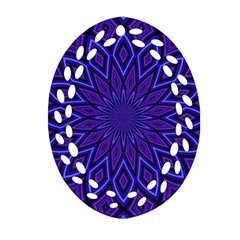 Kaleidoscope Abstract Background Ornament (oval Filigree)