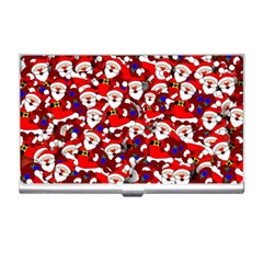 Nicholas Santa Christmas Pattern Business Card Holder