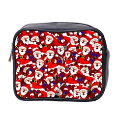 Nicholas Santa Christmas Pattern Mini Toiletries Bag (Two Sides)