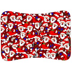 Nicholas Santa Christmas Pattern Velour Seat Head Rest Cushion