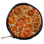 Oranges Background Texture Pattern Mini Makeup Bag Back