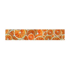 Oranges Background Texture Pattern Flano Scarf (mini) by Simbadda