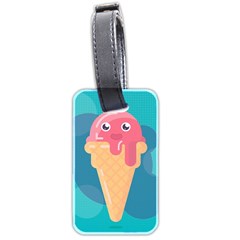 Vector Ice Luggage Tag (two Sides) by Bajindul