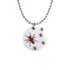 Insect Spider Wildlife 1  Button Necklace