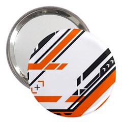 Abstract Art Pattern 3  Handbag Mirrors