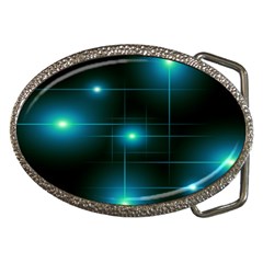 Light Shining Lighting Blue Night Belt Buckles by Alisyart