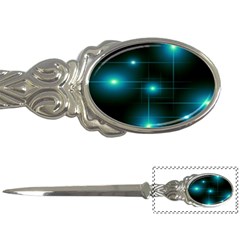 Light Shining Lighting Blue Night Letter Opener by Alisyart