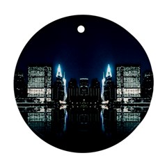 Night City Landscape Ornament (round) by Vaneshart