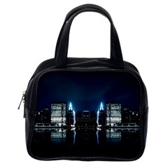 Night City Landscape Classic Handbag (One Side)
