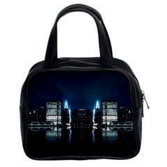 Night City Landscape Classic Handbag (two Sides) by Vaneshart