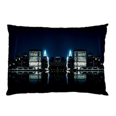 Night City Landscape Pillow Case by Vaneshart