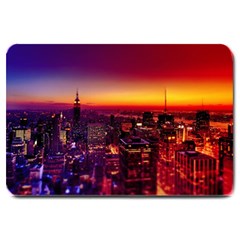 Buiding City Large Doormat  by Vaneshart