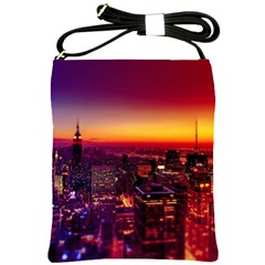 Buiding City Shoulder Sling Bag