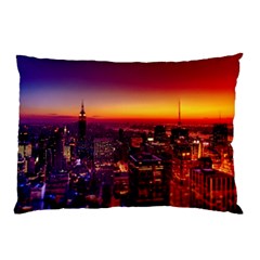 Buiding City Pillow Case (two Sides)
