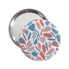 Leaves Art Pattern 2 25  Handbag Mirrors