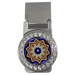 Light Abstract Structure Star Pattern Toy Circle Christmas Decoration Background Design Symmetry Money Clips (cz) 