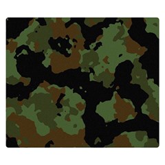 Beautiful Army Camo Pattern Double Sided Flano Blanket (small) 