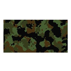 Beautiful Army Camo Pattern Satin Shawl by Vaneshart