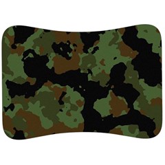 Beautiful Army Camo Pattern Velour Seat Head Rest Cushion by Vaneshart