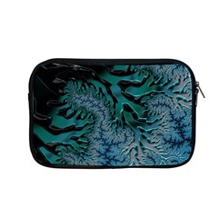 Creative Wing Abstract Texture River Stream Pattern Green Geometric Artistic Blue Art Aqua Turquoise Apple Macbook Pro 13  Zipper Case by Vaneshart