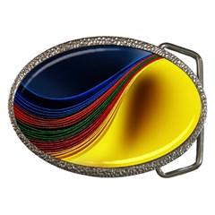 Abstract Spiral Wave Line Color Colorful Yellow Paper Still Life Circle Font Illustration Design Belt Buckles