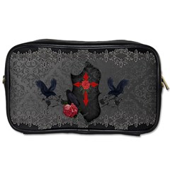 The Crows With Cross Toiletries Bag (One Side)