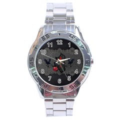 The Crows With Cross Stainless Steel Analogue Watch