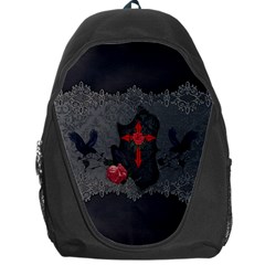 The Crows With Cross Backpack Bag