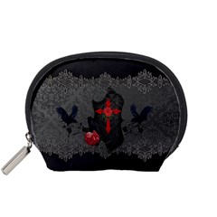 The Crows With Cross Accessory Pouch (Small)