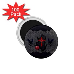 The Crows With Cross 1.75  Magnets (100 pack) 