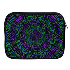 Texture Pattern Line Colorful Circle Art Background Design Decorative Symmetry Style Shape  Apple Ipad 2/3/4 Zipper Cases