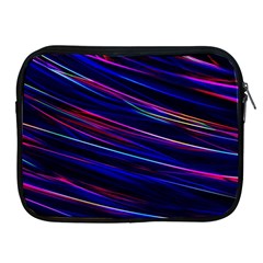 Nightlife Neon Techno Black Lamp Motion Green Street Dark Blurred Move Abstract Velocity Evening Tim Apple Ipad 2/3/4 Zipper Cases by Vaneshart