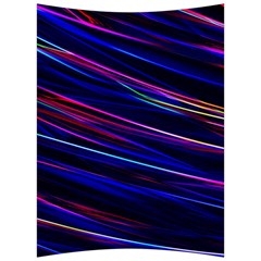 Nightlife Neon Techno Black Lamp Motion Green Street Dark Blurred Move Abstract Velocity Evening Tim Back Support Cushion by Vaneshart