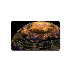 Fractal Cg Computer Graphics Sphere Fractal Art Water Organism Macro Photography Art Space Earth  Magnet (name Card) by Vaneshart