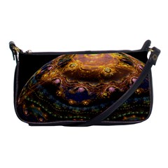 Fractal Cg Computer Graphics Sphere Fractal Art Water Organism Macro Photography Art Space Earth  Shoulder Clutch Bag by Vaneshart