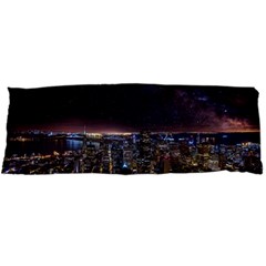 Light Sky Skyline Night Star Milky Way Cosmos Spiral City Skyscraper Urban Cityscape Dark San Franci Body Pillow Case Dakimakura (two Sides) by Vaneshart