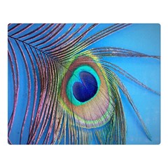 Nature Bird Wing Texture Animal Male Wildlife Decoration Pattern Line Green Color Blue Colorful Double Sided Flano Blanket (large)  by Vaneshart