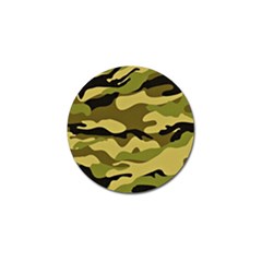 Fabric Army Camo Pattern Golf Ball Marker