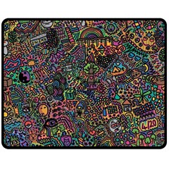 Awesome Abstract Pattern Fleece Blanket (medium) 