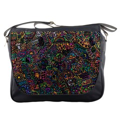 Awesome Abstract Pattern Messenger Bag by Vaneshart