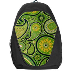 Texture Leaf Pattern Line Green Color Colorful Yellow Circle Ornament Font Art Illustration Design  Backpack Bag