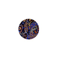 Vintage Retro Texture Decoration Pattern Color Circle Ornament Art Design Bright Symmetry Style  1  Mini Magnets by Vaneshart