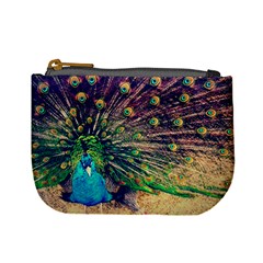 Bird Biology Fauna Material Chile Peacock Plumage Feathers Symmetry Vertebrate Peafowl Mini Coin Purse