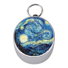 Starry Night Mini Silver Compasses